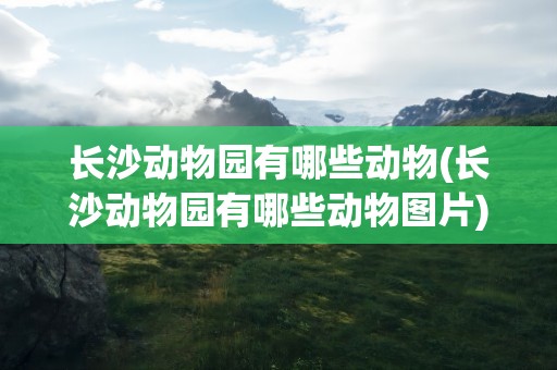 长沙动物园有哪些动物(长沙动物园有哪些动物图片)