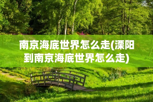 南京海底世界怎么走(溧阳到南京海底世界怎么走)