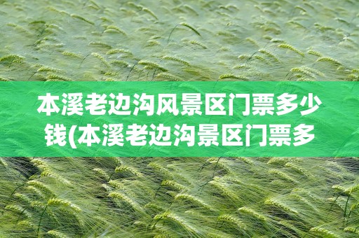 本溪老边沟风景区门票多少钱(本溪老边沟景区门票多少钱啊)