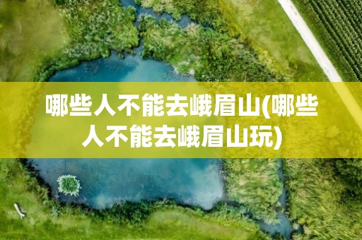 哪些人不能去峨眉山(哪些人不能去峨眉山玩)
