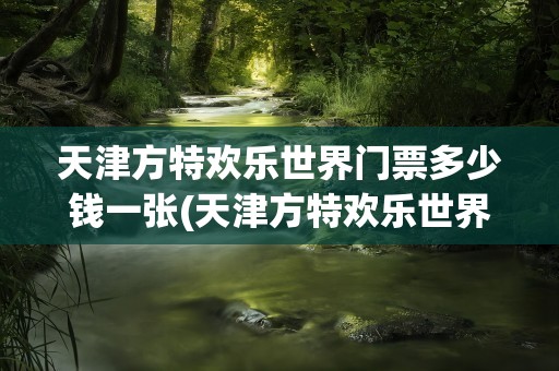 天津方特欢乐世界门票多少钱一张(天津方特欢乐世界门票多少钱一张票)