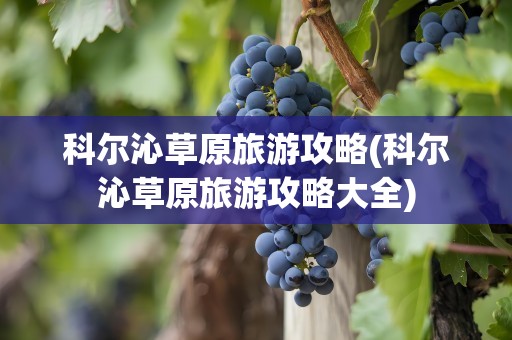 科尔沁草原旅游攻略(科尔沁草原旅游攻略大全)