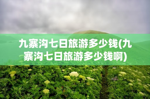 九寨沟七日旅游多少钱(九寨沟七日旅游多少钱啊)