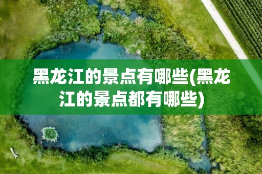 黑龙江的景点有哪些(黑龙江的景点都有哪些)
