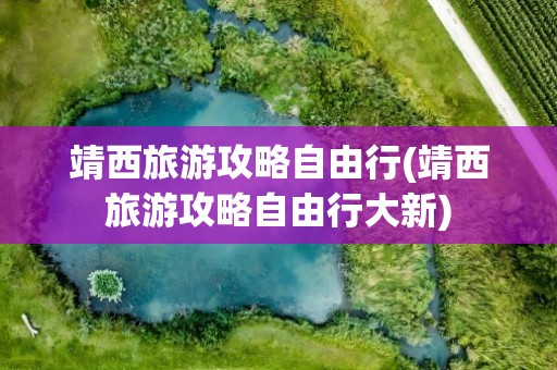 靖西旅游攻略自由行(靖西旅游攻略自由行大新)