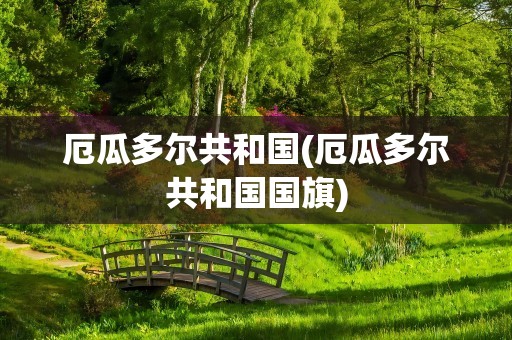 厄瓜多尔共和国(厄瓜多尔共和国国旗)