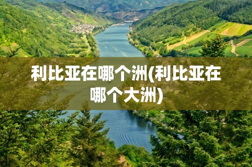 利比亚在哪个洲(利比亚在哪个大洲)