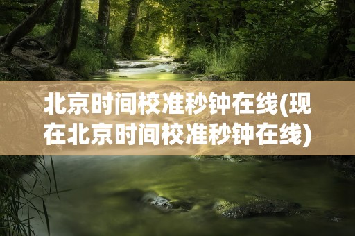 北京时间校准秒钟在线(现在北京时间校准秒钟在线)