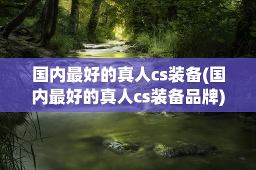 国内最好的真人cs装备(国内最好的真人cs装备品牌)