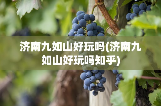 济南九如山好玩吗(济南九如山好玩吗知乎)