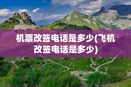 机票改签电话是多少(飞机改签电话是多少)