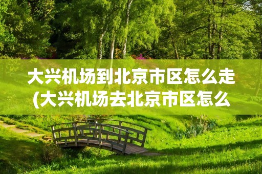 大兴机场到北京市区怎么走(大兴机场去北京市区怎么走)