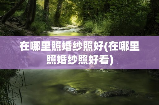 在哪里照婚纱照好(在哪里照婚纱照好看)