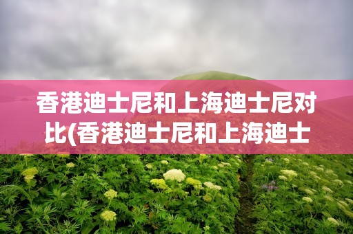 香港迪士尼和上海迪士尼对比(香港迪士尼和上海迪士尼对比门票)