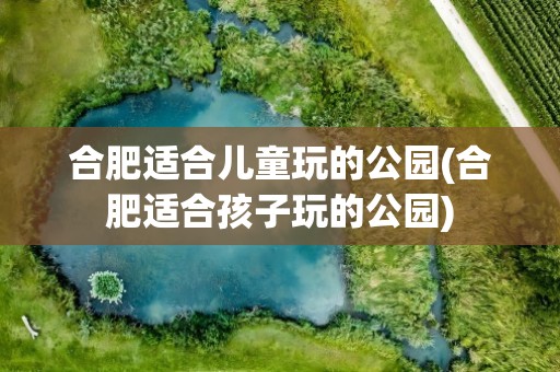 合肥适合儿童玩的公园(合肥适合孩子玩的公园)