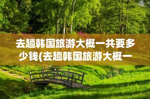 去趟韩国旅游大概一共要多少钱(去趟韩国旅游大概一共要多少钱呢)